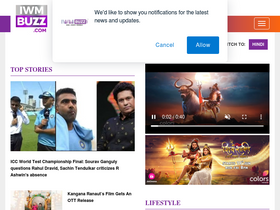 'iwmbuzz.com' screenshot