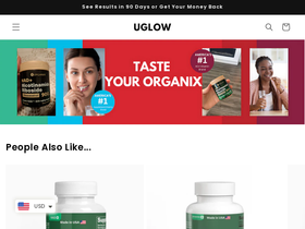 tryuglow.com homepage screenshot