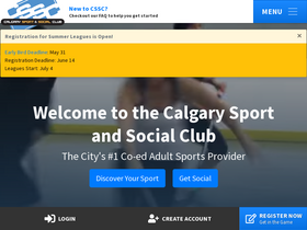 'calgarysportsclub.com' screenshot
