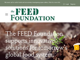 'thefeedfoundation.org' screenshot