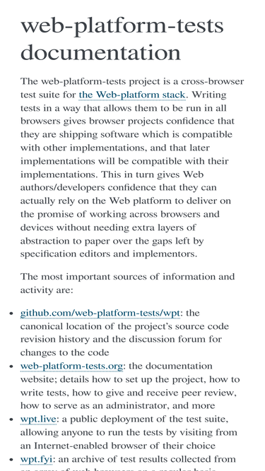 web-platform-tests.org