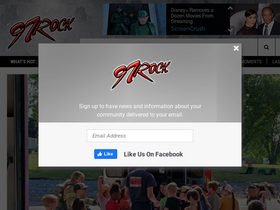 '97rockonline.com' screenshot