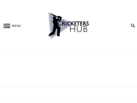 'cricketershub.com' screenshot