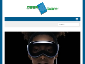 'geardiary.com' screenshot