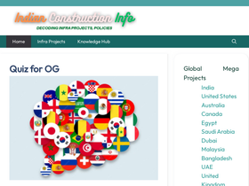 'indianconstructioninfo.com' screenshot