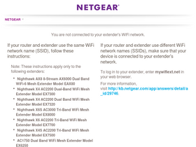 'mywifiext.com' screenshot