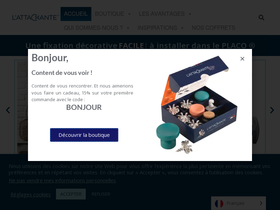 lattachante.fr homepage screenshot