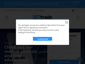 'fortrade.com' screenshot