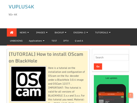 'vuplus4k.com' screenshot