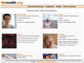'randki.org' screenshot