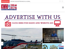 'kwhi.com' screenshot