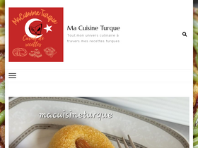 'macuisineturque.fr' screenshot