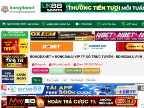 'bongdanet.mobi' screenshot