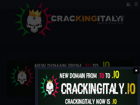 'crackingitaly.to' screenshot