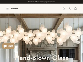 auroraeshop.com homepage screenshot