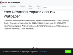 'coolhdwall.com' screenshot