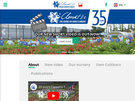 'clematis.com.pl' screenshot