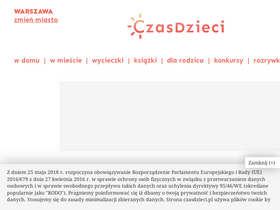 'czasdzieci.pl' screenshot