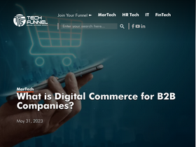 'techfunnel.com' screenshot