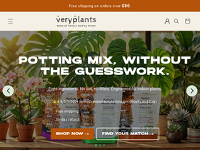 veryplants.com homepage screenshot