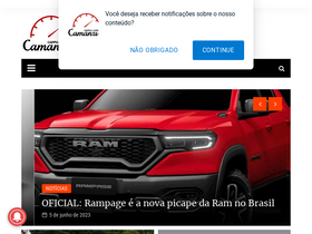 'carroscomcamanzi.com.br' screenshot