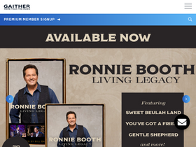 'gaither.com' screenshot