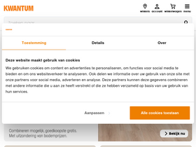 'kwantum.be' screenshot