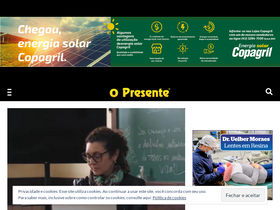 'opresente.com.br' screenshot