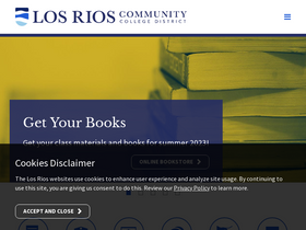'losrios.edu' screenshot