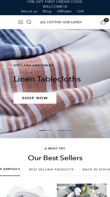 allcottonandlinen.com