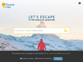 'moustachescapes.com' screenshot