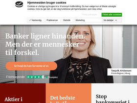 'vestjyskbank.dk' screenshot