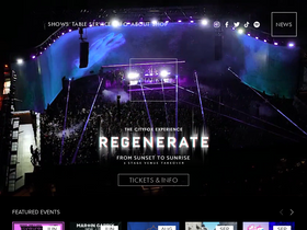 'avant-gardner.com' screenshot