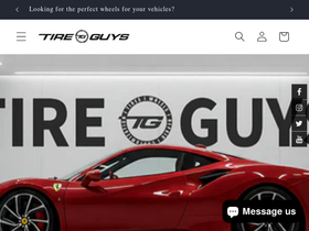 tire-guys.com homepage screenshot