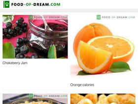 'food-of-dream.com' screenshot