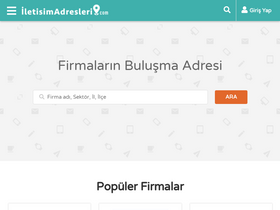 'iletisimadresleri.com' screenshot