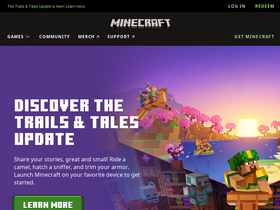 'minecraft.net' screenshot