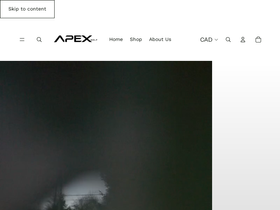 apexgolfco.com homepage screenshot