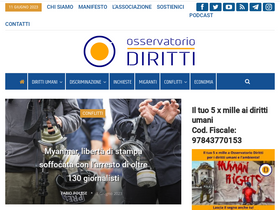 'osservatoriodiritti.it' screenshot