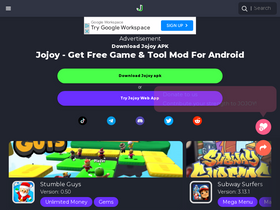 'jojoy.io' screenshot