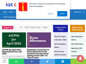 'igecorner.com' screenshot