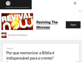 'bibliaseensina.com.br' screenshot