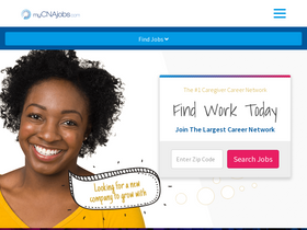 'mycnajobs.com' screenshot