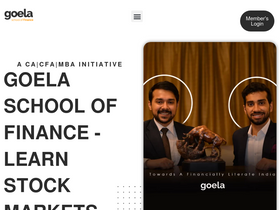 'goelasf.in' screenshot