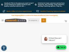 'furniturecity.com' screenshot