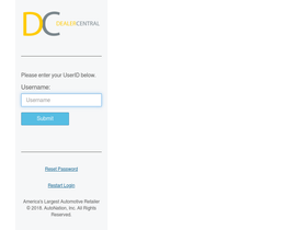 'dealercentral.net' screenshot