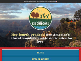'everykidoutdoors.gov' screenshot