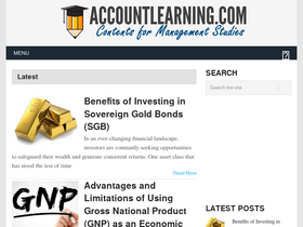 'accountlearning.com' screenshot