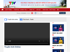 'tuyenquangtv.vn' screenshot