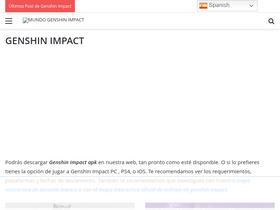 'mundogenshinimpact.com' screenshot